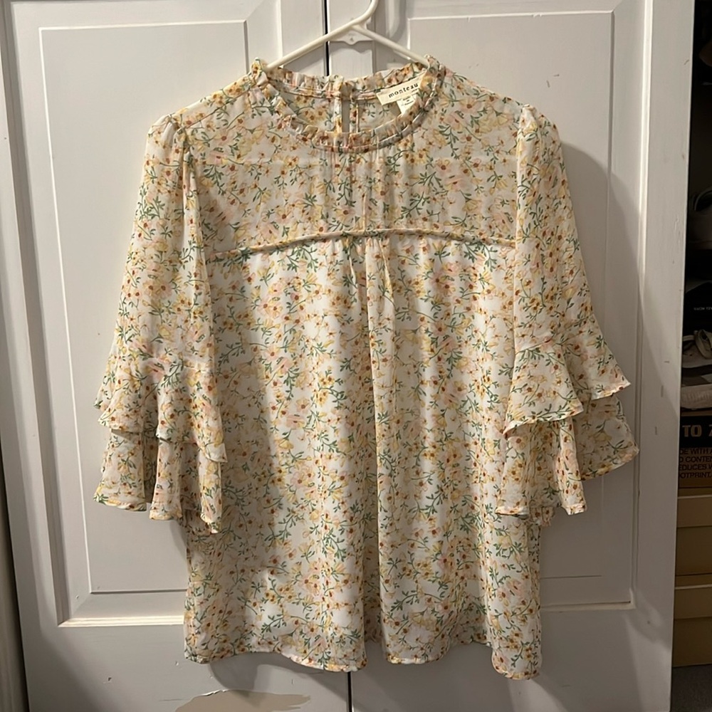 Monteau floral blouse
